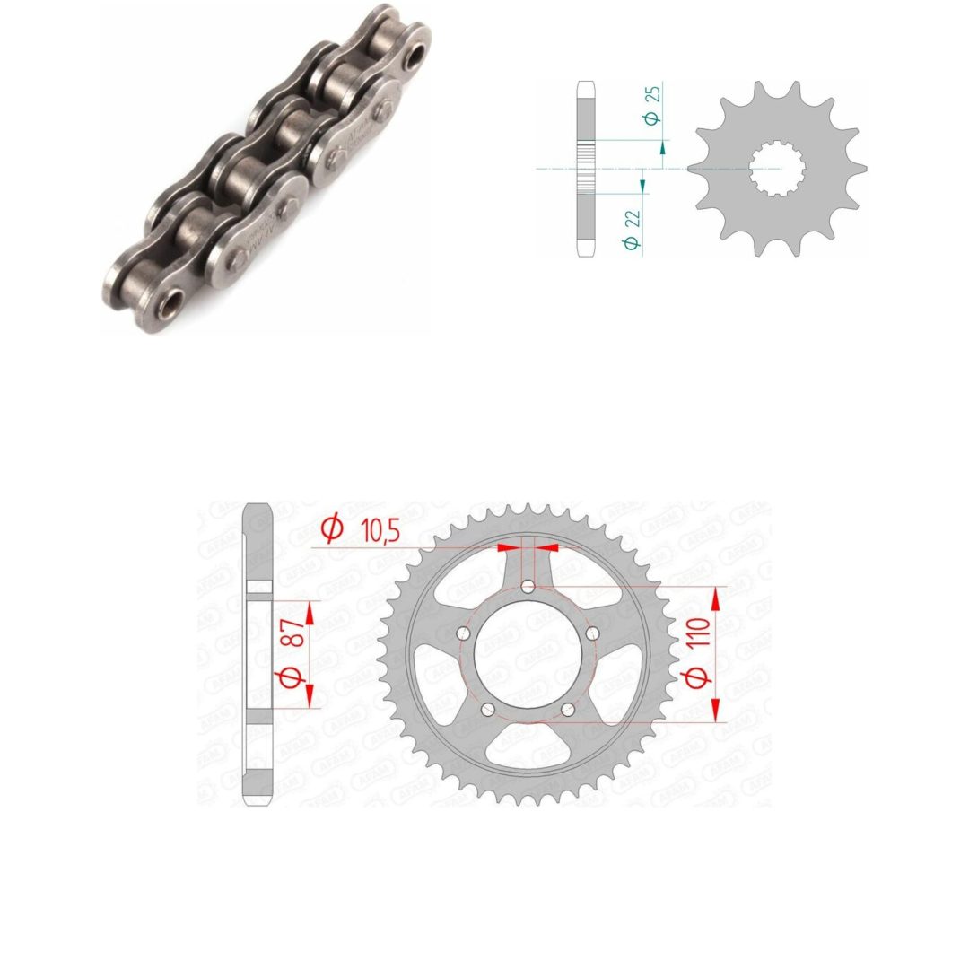 Drivpakke Standard AFAM 530XMR3 14/42