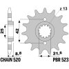 Drivpakke Standard JT CHAINS 520X1R3 14/47 – miniature 4
