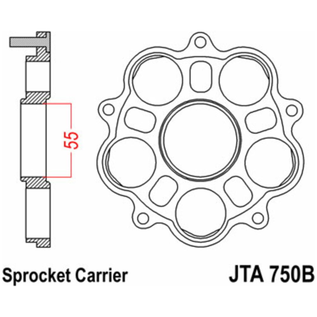 Ducati Drevholder JT Drevholder Enkelsving