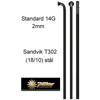 EKER 2mm SVART L.268mm STD 14G 72-PACK