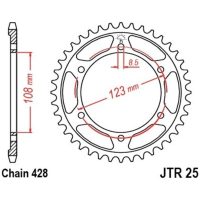 EK/JT Chain Kit 428ZVX 13/60 - Standard Rear Sprocket