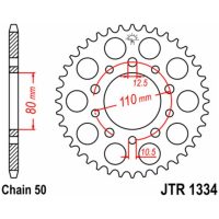 EK/JT Chain Kit 530SRX2 18/46 - Standard Rear Sprocket
