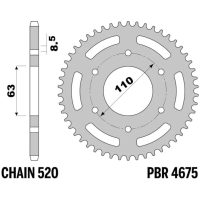 EK/PBR Chain Kit 520SRX2 14/45/118 - Standard Rear Sprocket