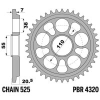 EK/PBR Chain Kit 525MVXZ2 15/42-104 - Reinforced Rear Sprocket