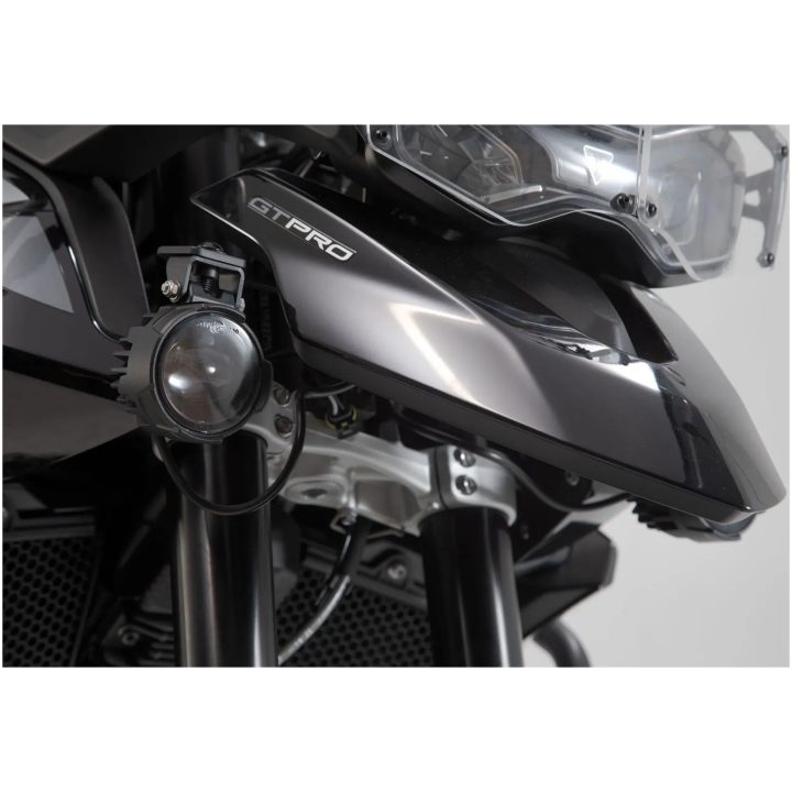 Ekstralys Evo Klar/Sort SW-MOTECH Lyskit – billede 2