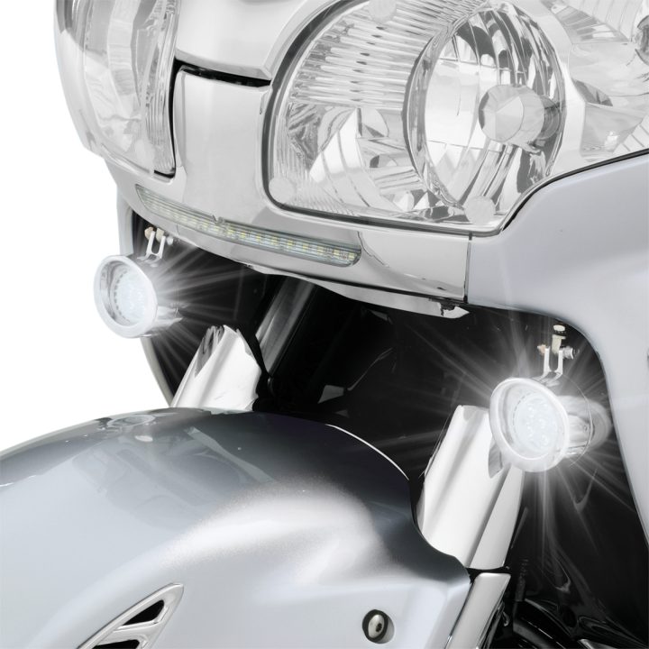 Ekstralys Mini Aluminium SHOW CHROME Kørelys – billede 2