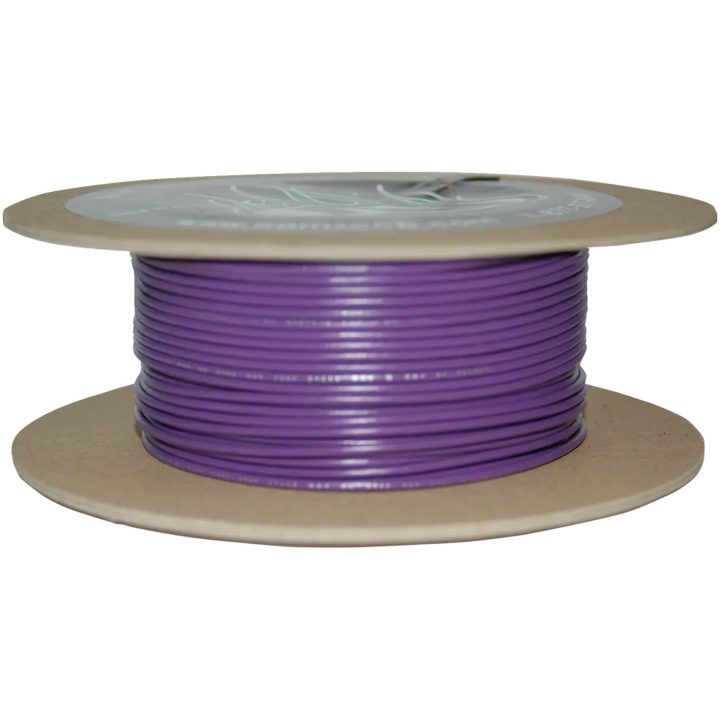 Elektronikkabel Spole Lilla NAMZ WIRE 18G 100' VIOLET – billede 2