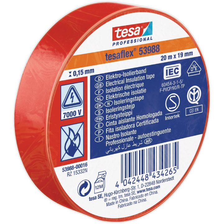 Eltape flex 53988 TESA ELTAPE 53988 SORT 15MMX10M – billede 14