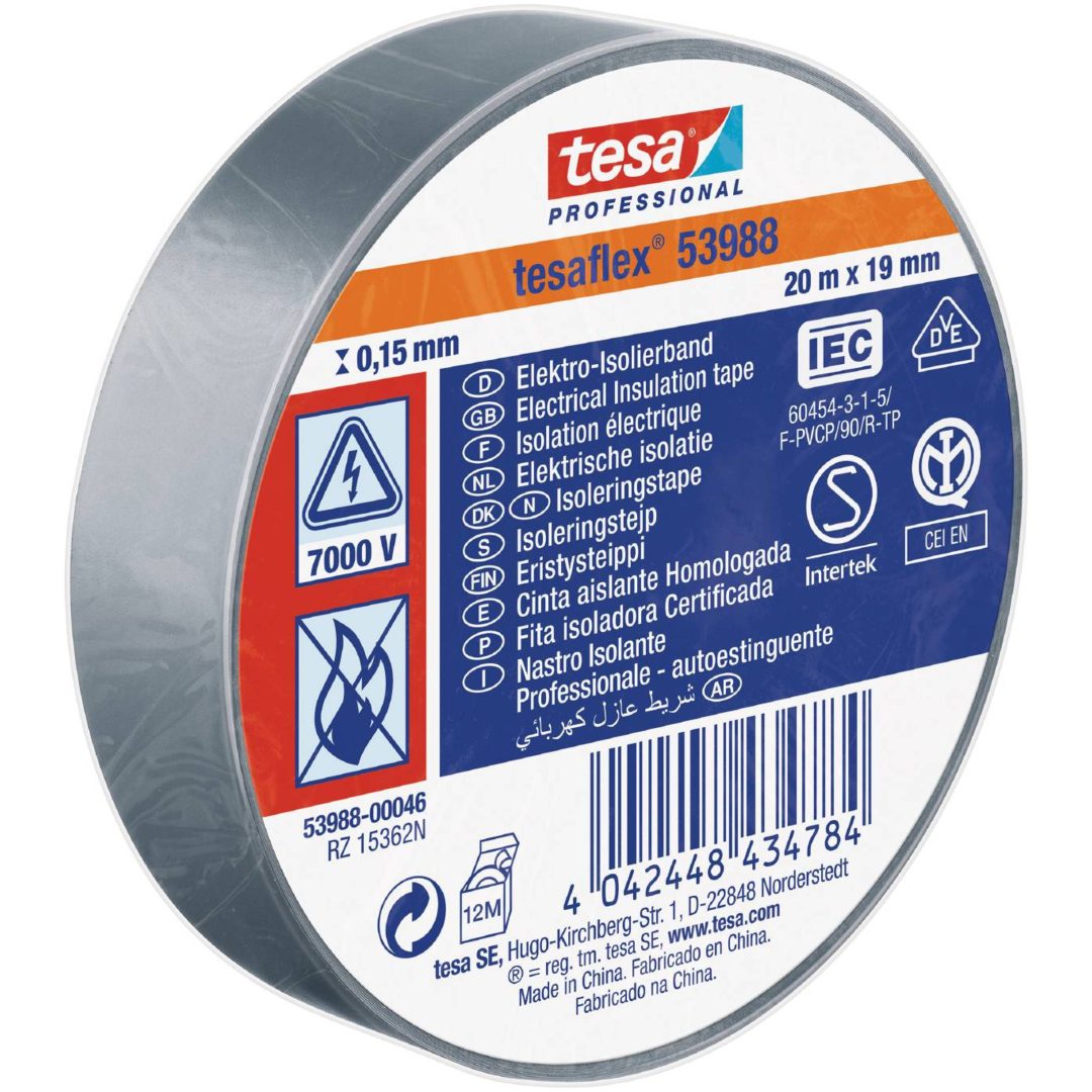 Eltape flex 53988 TESA ELTAPE 53988 SORT 15MMX10M – billede 13