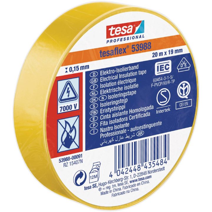 Eltape flex 53988 TESA ELTAPE 53988 SORT 15MMX10M – billede 9