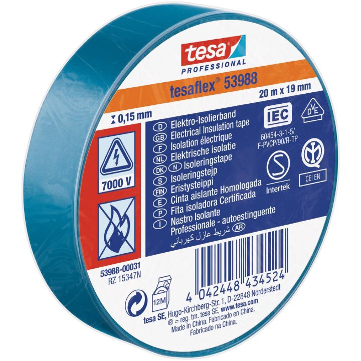 Eltape flex 53988 TESA ELTAPE 53988 SORT 15MMX10M – billede 4