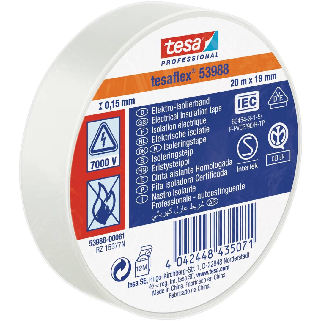 Eltape flex 53988 TESA ELTAPE 53988 SORT 15MMX10M – billede 3