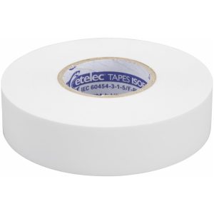 Eltape, Hvid, 25 m etelec