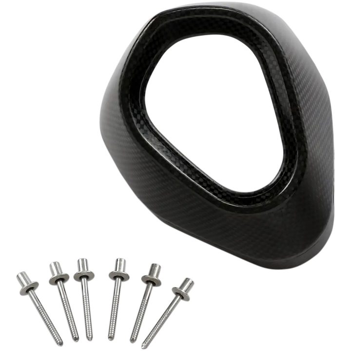 Endekapper Kulfiber Sort AKRAPOVIC Endekappe – billede 2