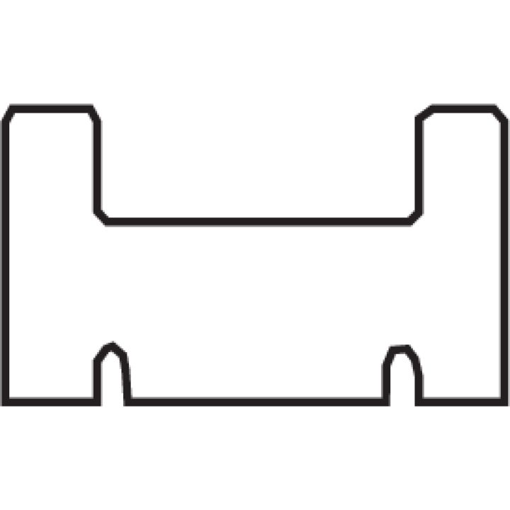 Erstatningsskinne Sort GARLAND – billede 2