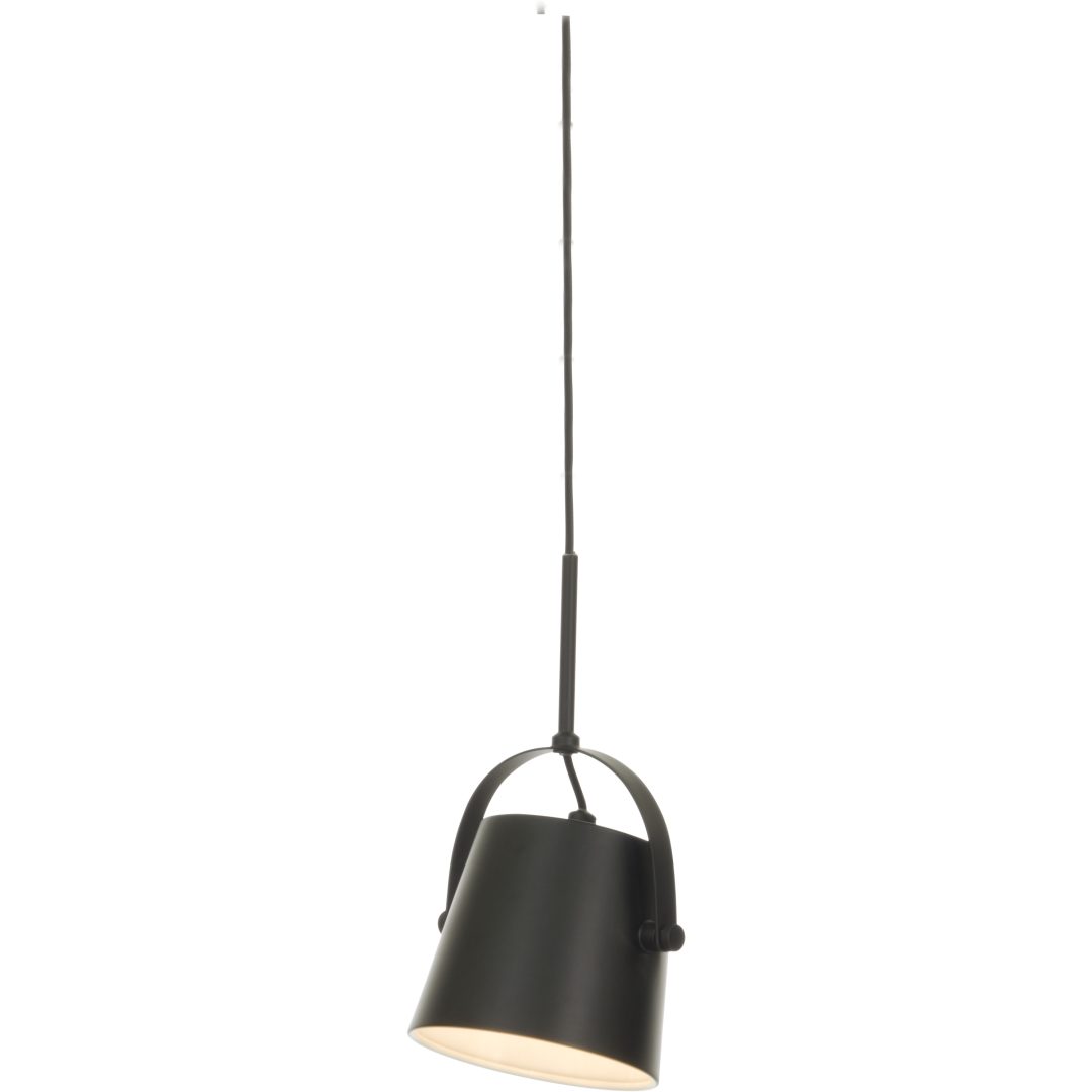 Espresso Loftlampe, 1 lyskilde. Sort ANETA HOME Fatning E27 Sort /Træ