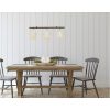 Espresso Loftlampe 3. Hvid/brunt træ ANETA HOME Sokkel E27 – miniature 5