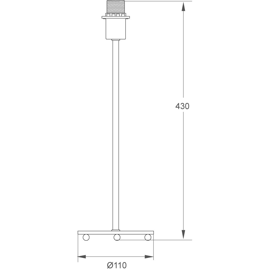 Ester Bordlampe, Sølv ANETA HOME Messing – billede 6