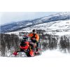 Eventyrhjelm Ballast med elvisir Sort Orange AMOQ s – miniature 6