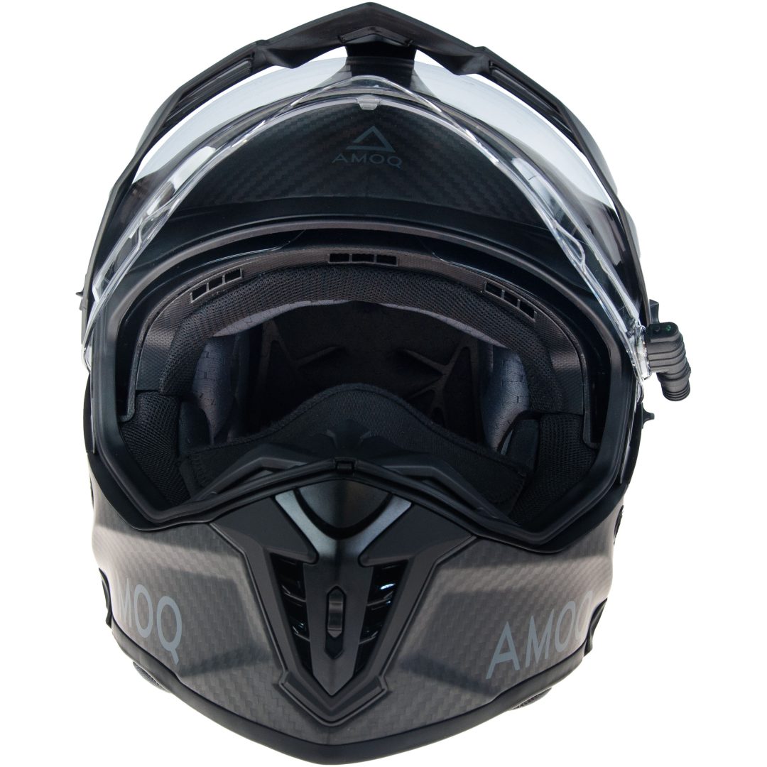 Eventyrhjelm Recoil Kulfiber Sort AMOQ XS – billede 2