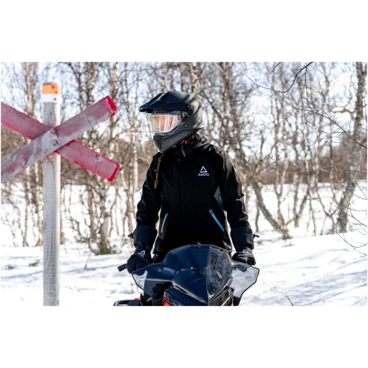 Eventyrhjelm Recoil Kulfiber Sort AMOQ XS – billede 5