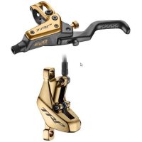 EVO Pro 4-kolvs skivbroms, Vänster, Guld TRP