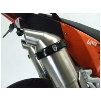 Exhaust Guard Oval Muffler Black R&G Racing