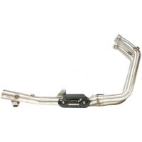 Exhaust Manifold Without Catalytic Converter - AISI 304 Stainless Steel With Satin Finish IXIL