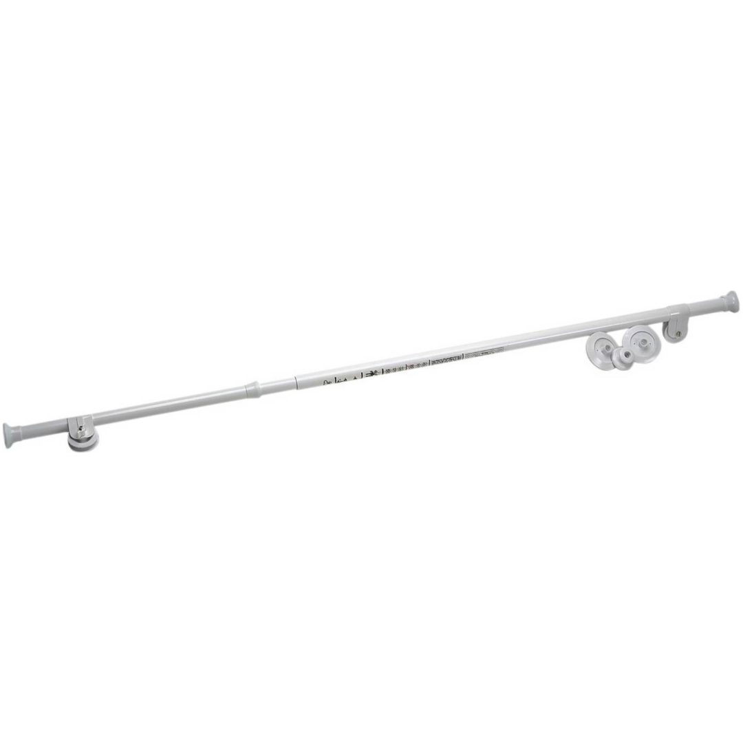 Expanderstang Eric 5, 6 og 7 til tørrestativet Eric UDTRÆKSBAR STANG 120-160 CM HVID