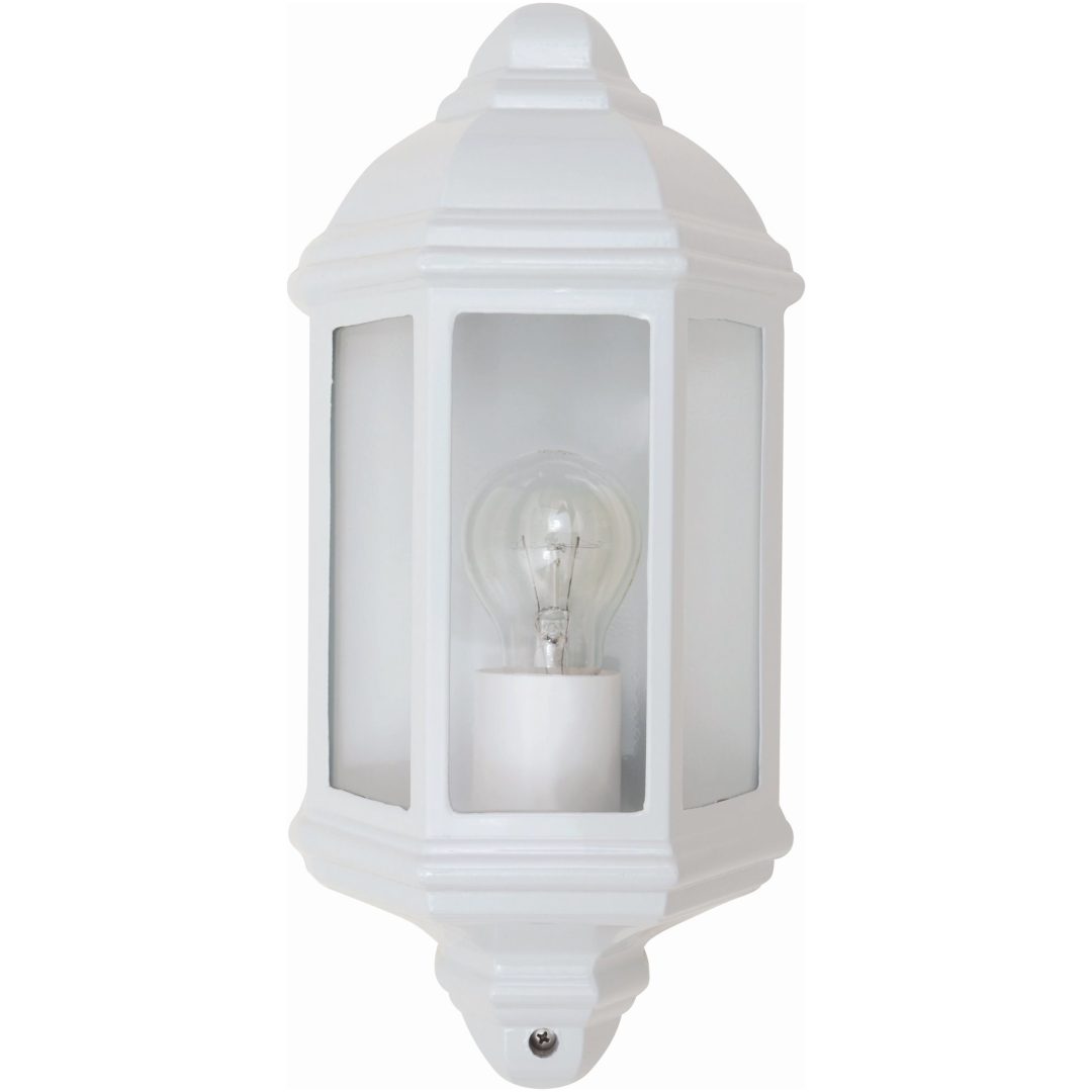 Facadearmatur Lysekil, Hvid, 15W, E27, IP33 MALMBERGS