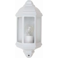 Facadearmatur Lysekil, Hvid, 15W, E27, IP33 MALMBERGS
