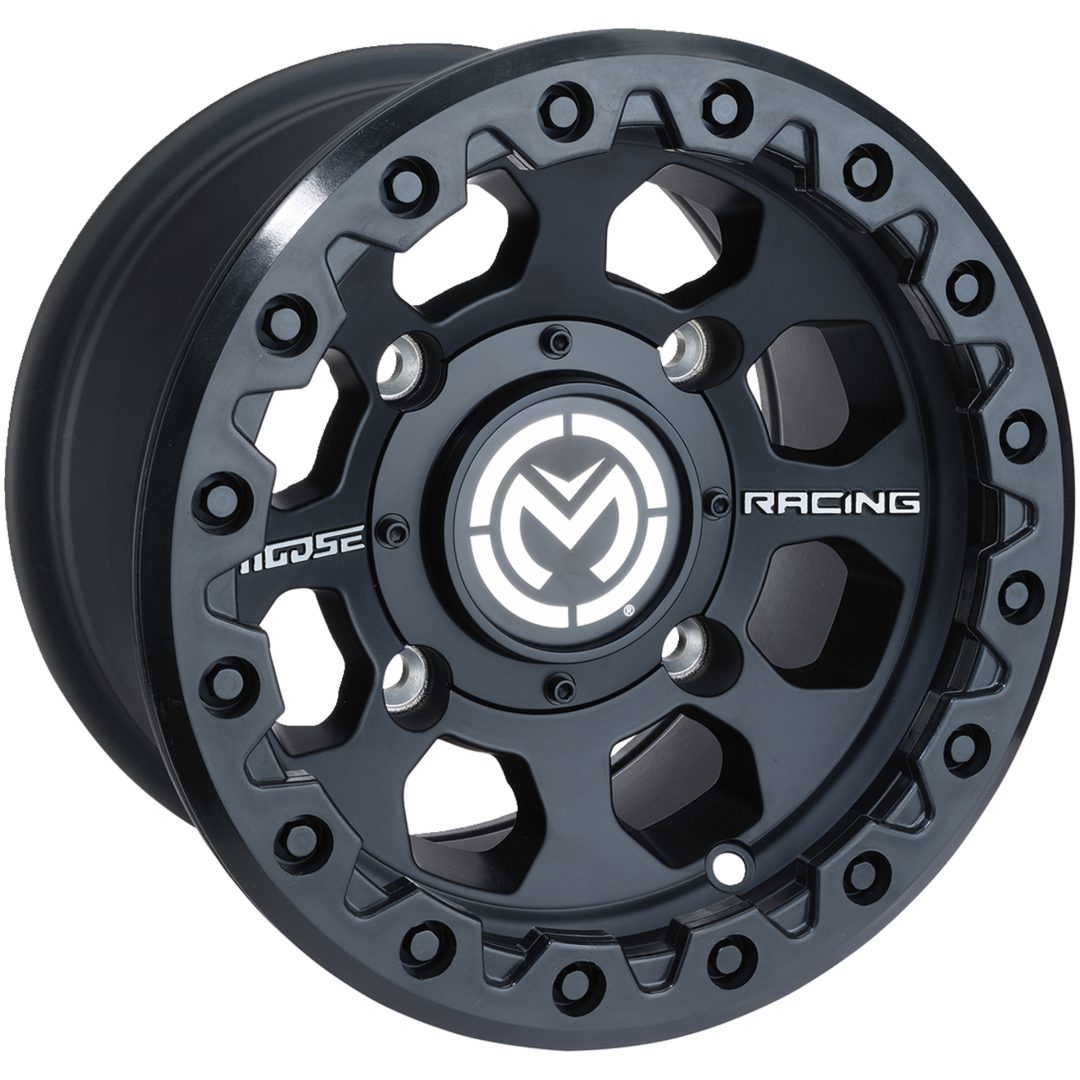 Fælg 23x Sort Satin Aluminium MOOSE RACING