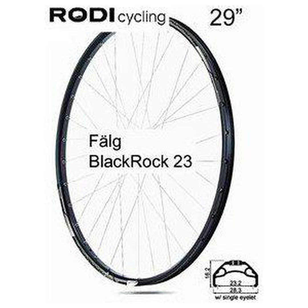 Fælg BlackRock-23 Sort RODI