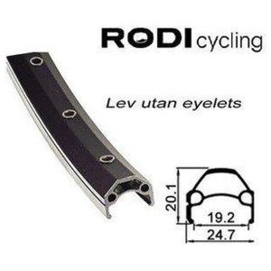Fælg Dobbelt 19-622 Sort RODI