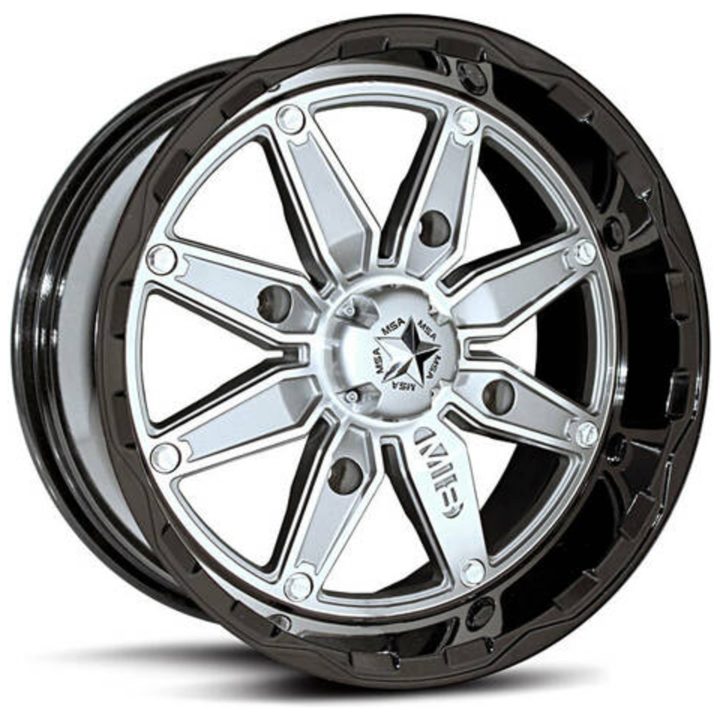 Fælgkapsel Sølv MSA WHEELS – billede 2