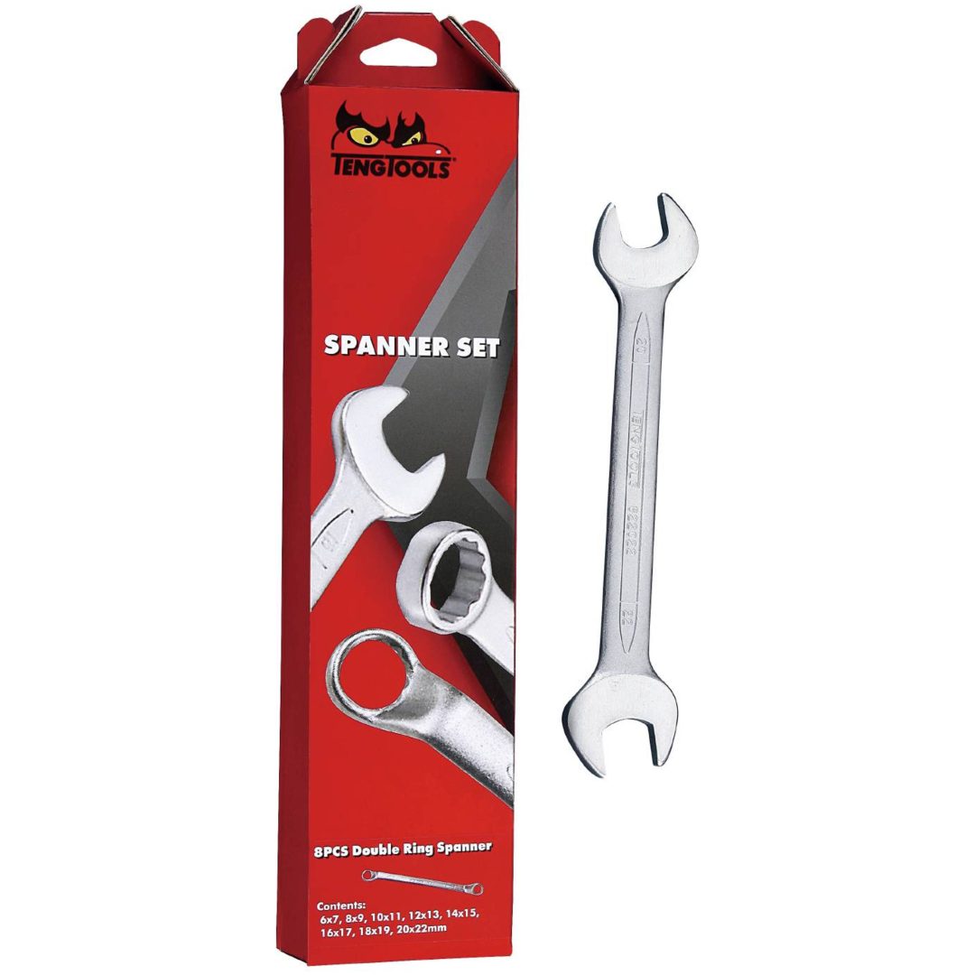 Fastnøgler i sæt 6208 / 6211 Teng Tools Skruenøglesæt 6-32MM
