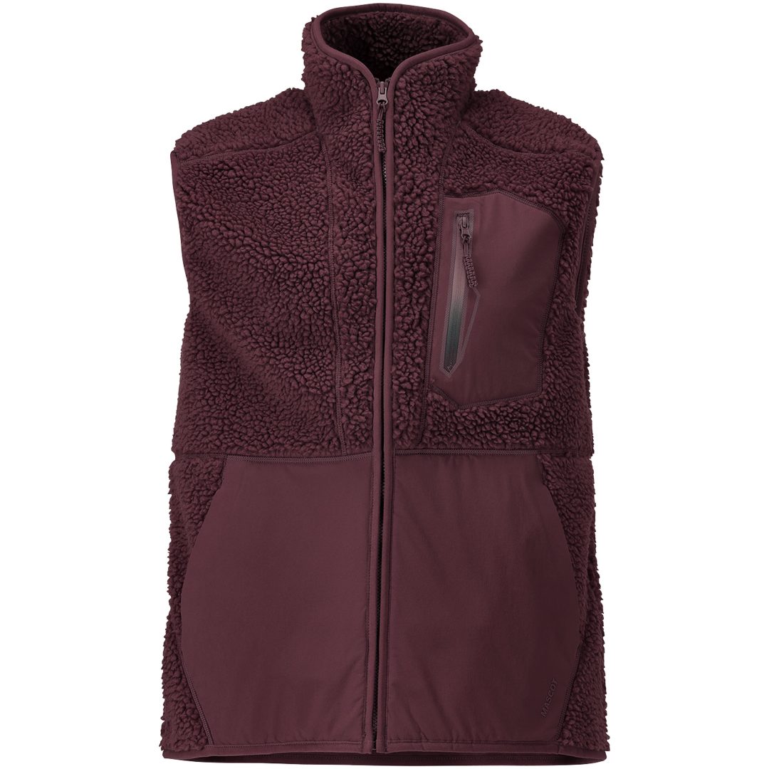 Fiberpelsvest Rød 22465-682 Mascot XS