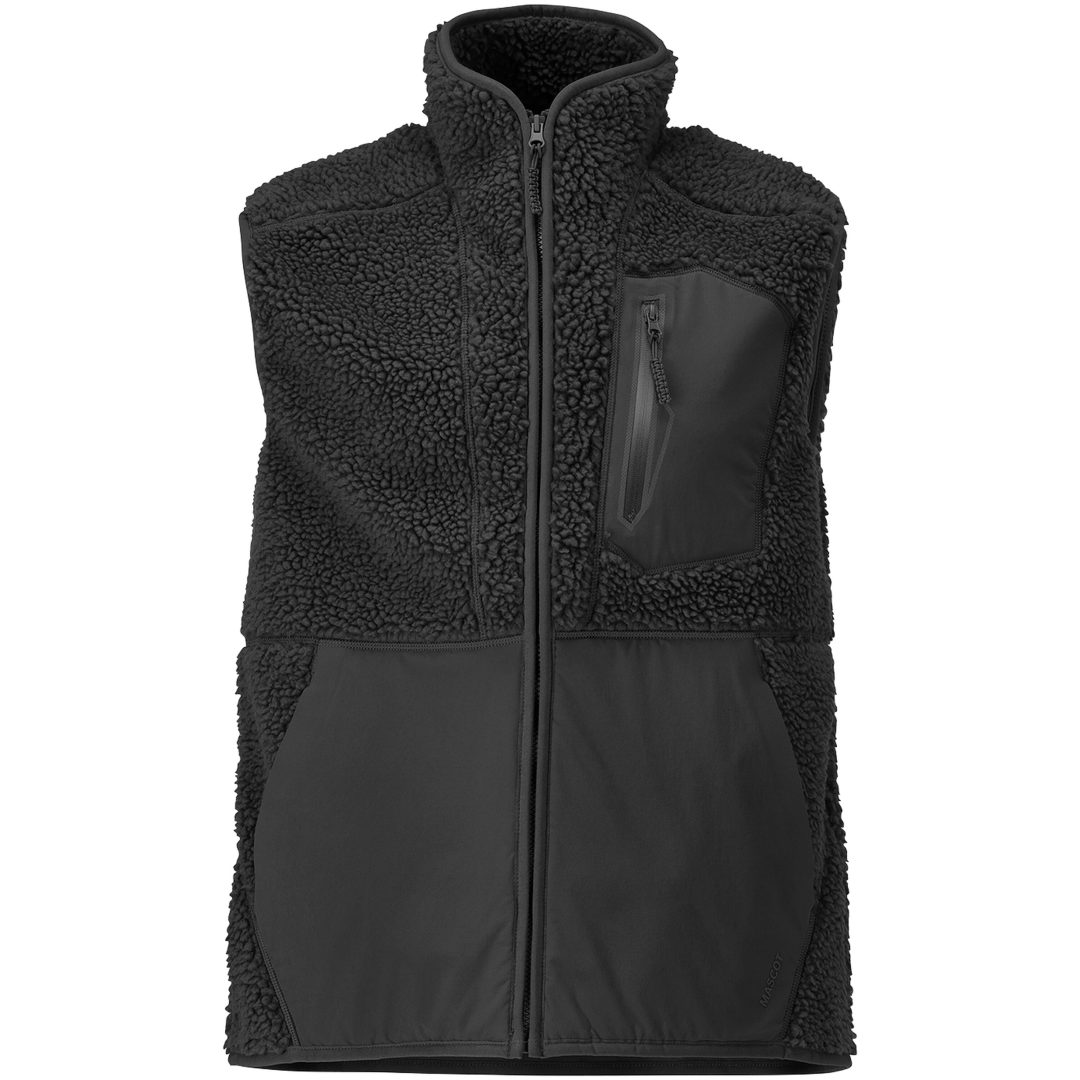 Fiberpelsvest Sort 22465-682 Mascot XS