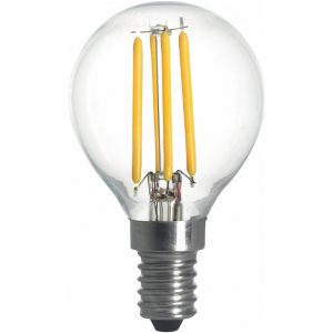 Filament LED-pære, Kugle, Klar, 2W, E14, 230V, MB MALMBERGS