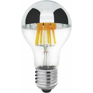 Filament LED-pære, Topforspejlet, Normal, Klar, 5,5W, E27, 230V, Dæmpbar, MB MALMBERGS