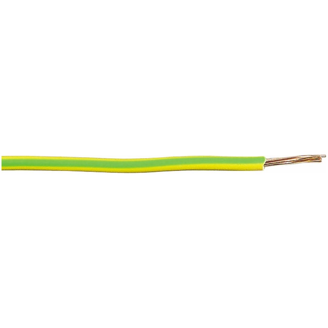 FK (H07V-R), 1,5 mm², Gul/Grøn, K100, 450/750V MALMBERGS
