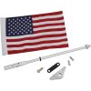 Flagstang Fældbar med Flag Krom SHOW CHROME – miniature 3