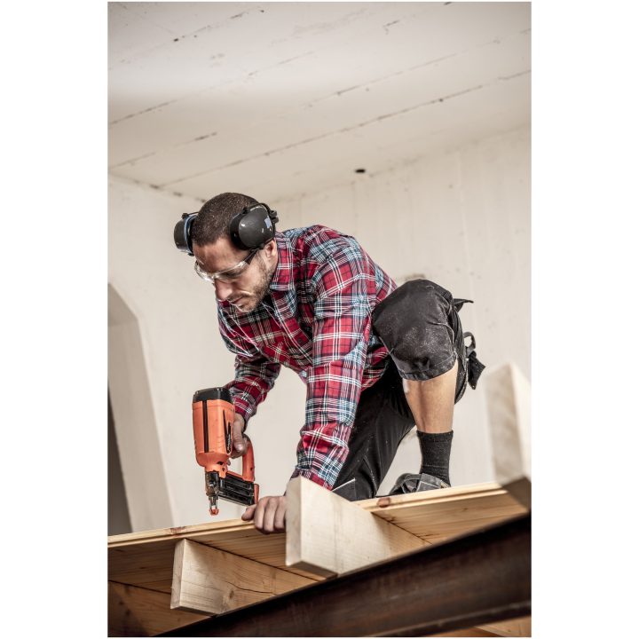 Flanellskjorta 5138 Functional Marinblå/grå Jobman – billede 3