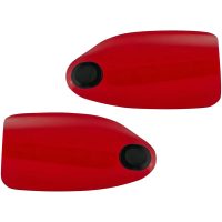 Flare Handguards - Harley-Davidson Cable Clutch - Red