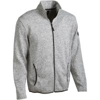 Fleece Almer Fuld lynlås Polyester Lysegrå Matterhorn