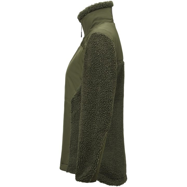 Fleecejacka Dam 1174 Pile Oliv Jobman – billede 2
