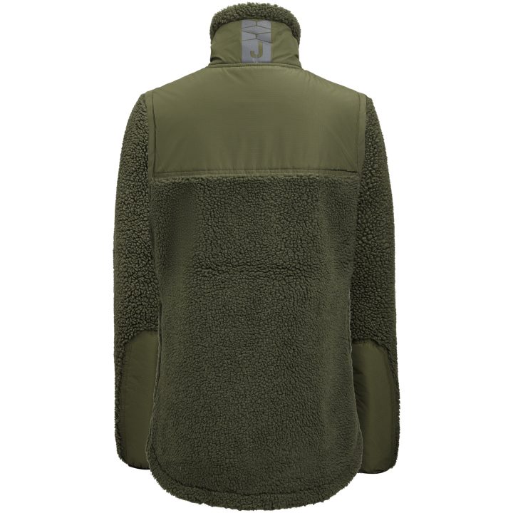 Fleecejacka Dam 1174 Pile Oliv Jobman – billede 3