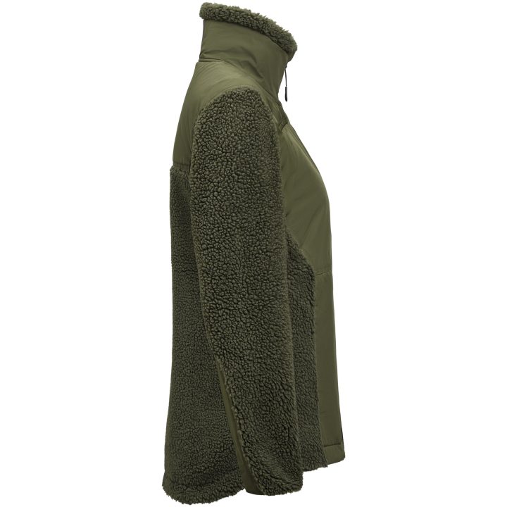Fleecejacka Dam 1174 Pile Oliv Jobman – billede 4