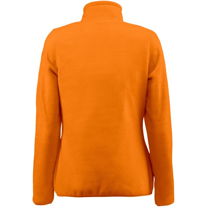 Fleecejacka Dam Frontflip Orange Printer RED XS – billede 2