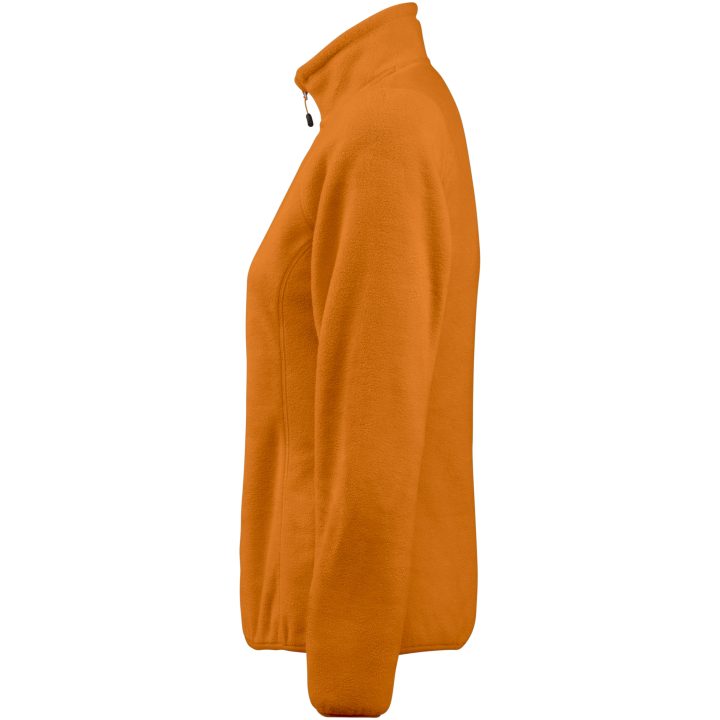 Fleecejacka Dam Frontflip Orange Printer RED XS – billede 4